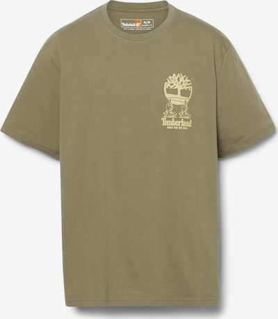 TIMBERLAND T-Krekls 'For the Outdoors', krāsa - krēmkrāsas / haki, Preces skats