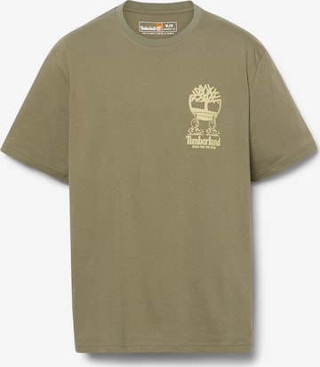 TIMBERLAND T-Shirt 'For the Outdoors' in Grün: predná strana