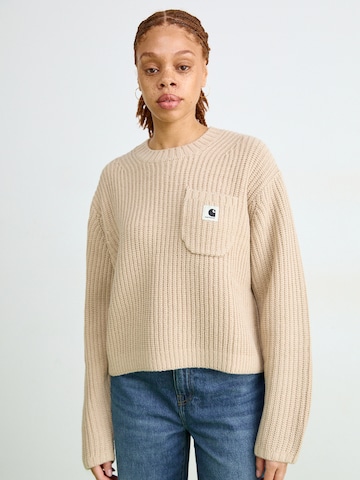 Carhartt WIPPulover 'Mira' - bež boja: prednji dio
