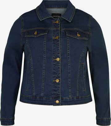 GOZZIP Between-Season Jacket 'Maya' in Blue: front