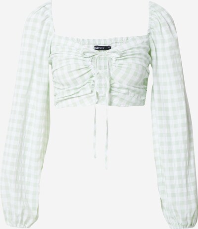 Gina Tricot Μπλούζα 'Kajsa ' σε πράσινο παστέλ / λευκό, Άποψ�η προϊόντος