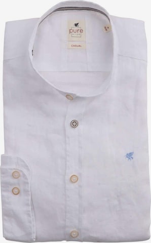 Hatico Regular fit Button Up Shirt in White: front