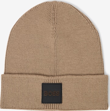BOSS Mütze ' Foxxy ' in Braun: Vorderseite