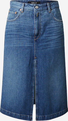 REPLAY Skirt in Blue: front