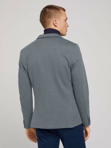 TOM TAILOR - Ajuste estrecho Chaqueta saco en azul