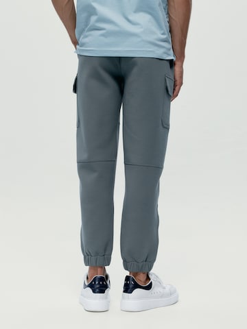 Born Tapered Sporthose 'Grau' in Grün