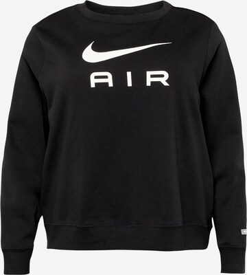 Nike Sportswear Sportief sweatshirt in Zwart: voorkant