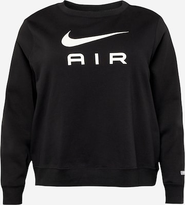 Nike Sportswear Αθλητική μπλούζα φούτερ σε μαύρο: μπροστά
