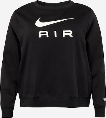 Nike Sportswear Sweatshirt in Schwarz: predná strana