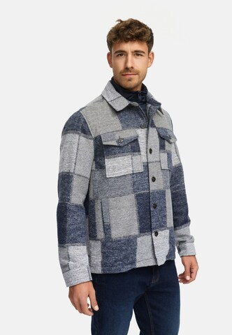 INDICODE JEANS Between-Season Jacket 'INDjango' in Blue