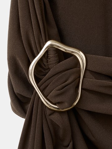 MANGO Kjole 'MILENA' i brun