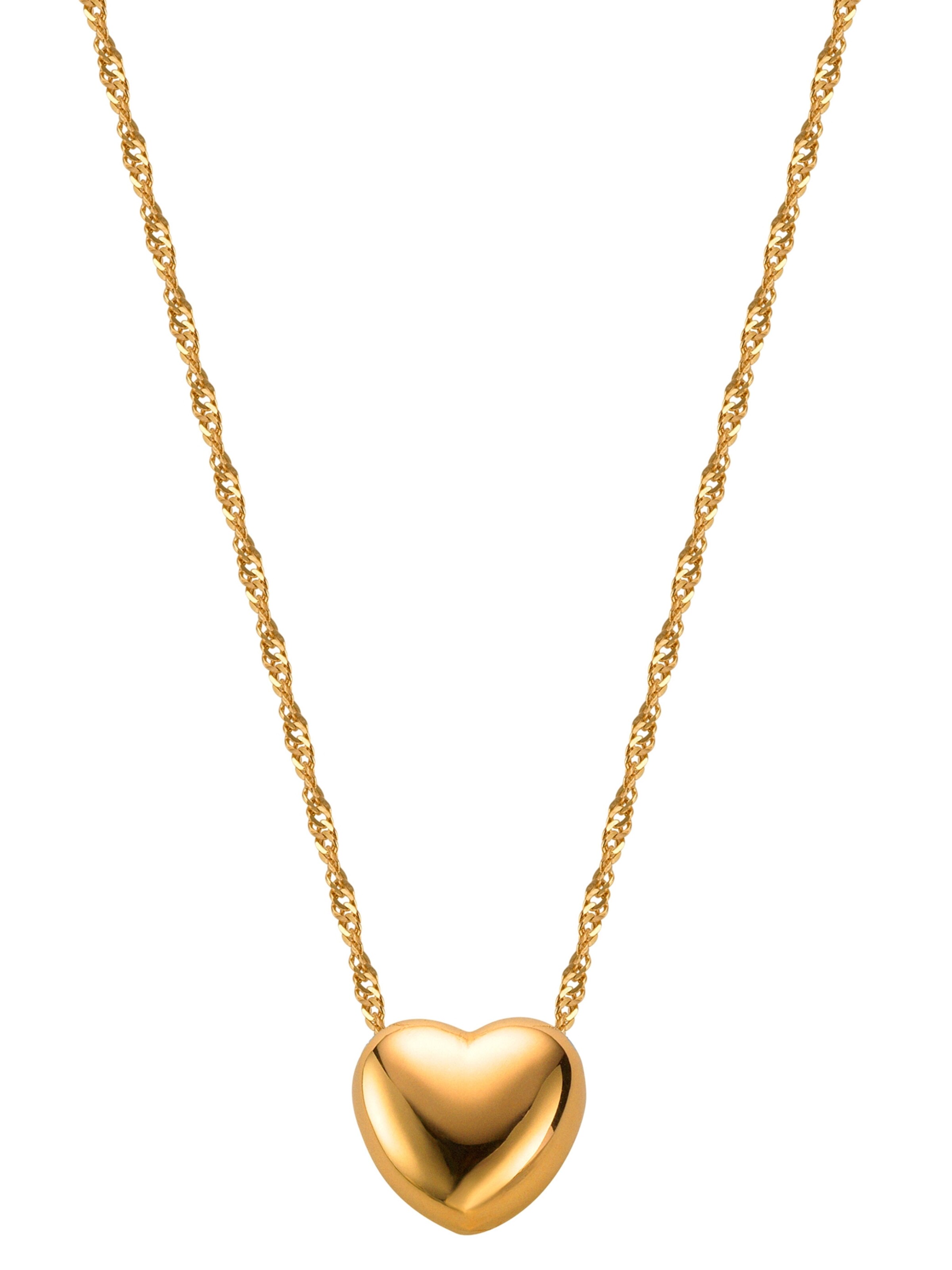 Lucardi Necklace in Gold: front