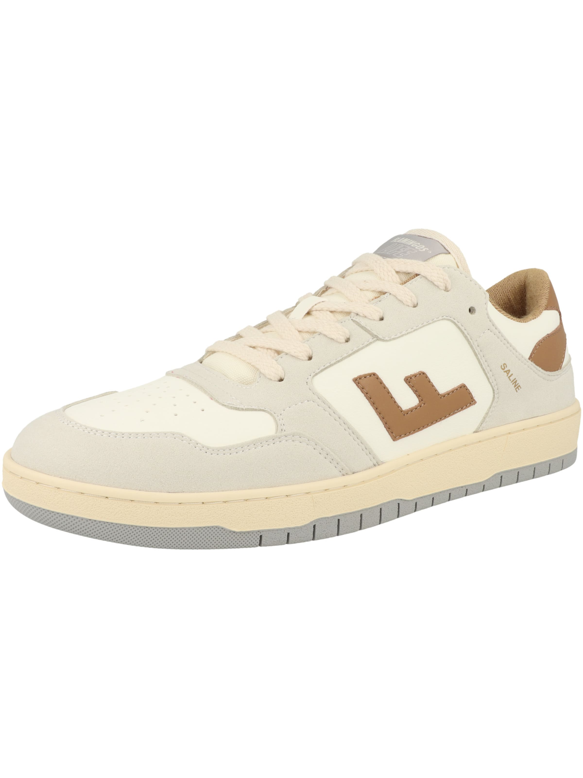 Flamingos Life Platform trainers 'Saline' in White: front