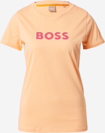 BOSS T-Shirt 'Elogo' in Orange: predná strana