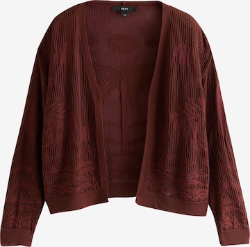 Next Вязаная кофта в Коричневый: спереди