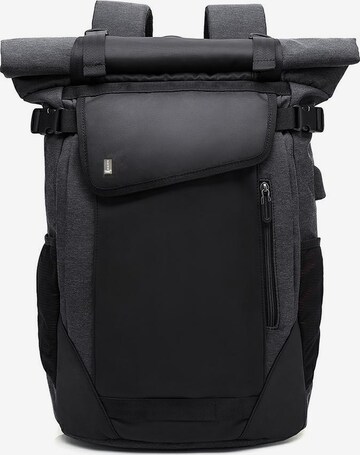 Peak Time Backpack 'PT-307' in Black: front
