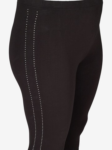 Zizzi Skinny Leggings - fekete