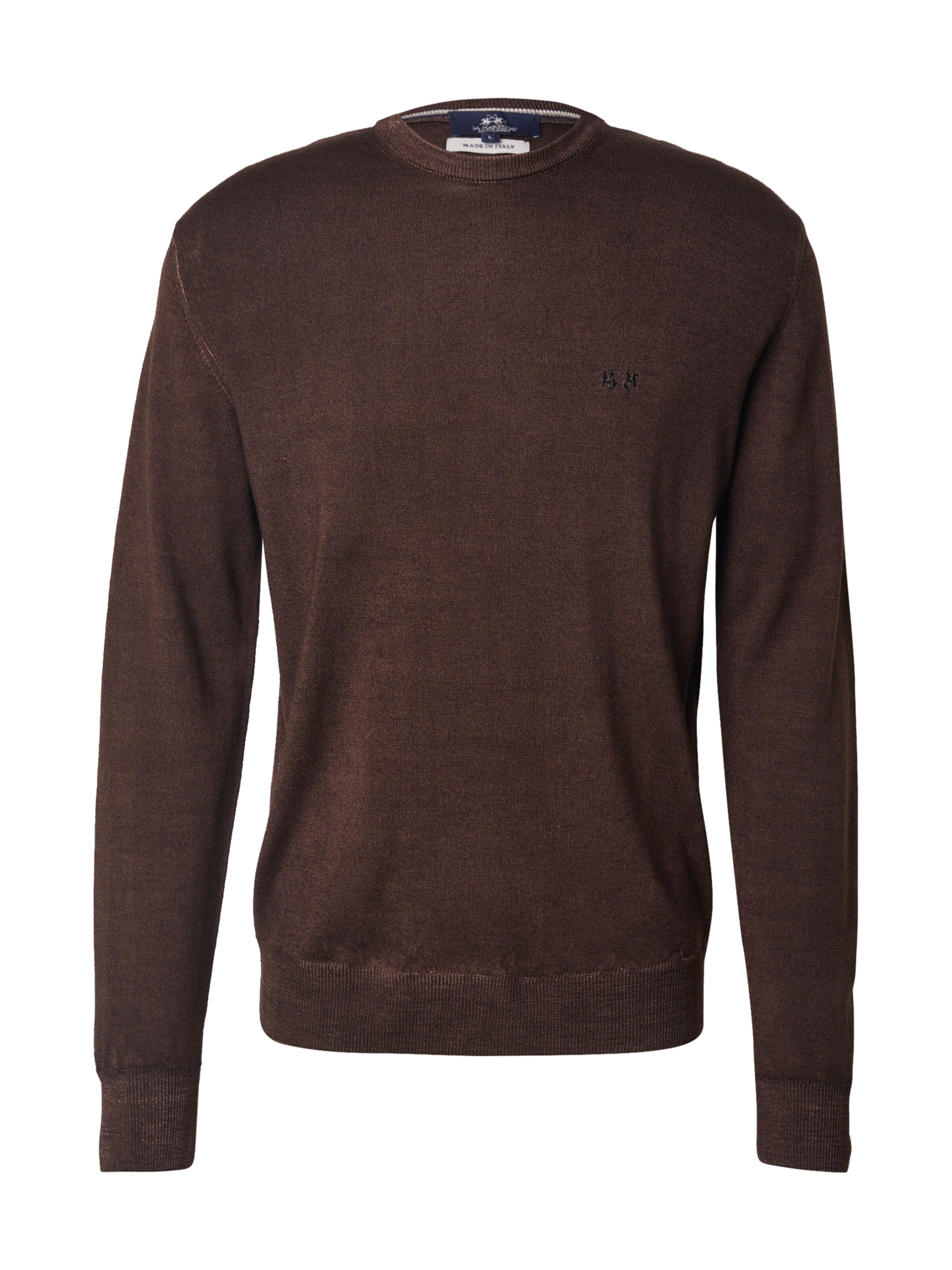 La Martina Πουλόβερ σε καφέ: μπροστά