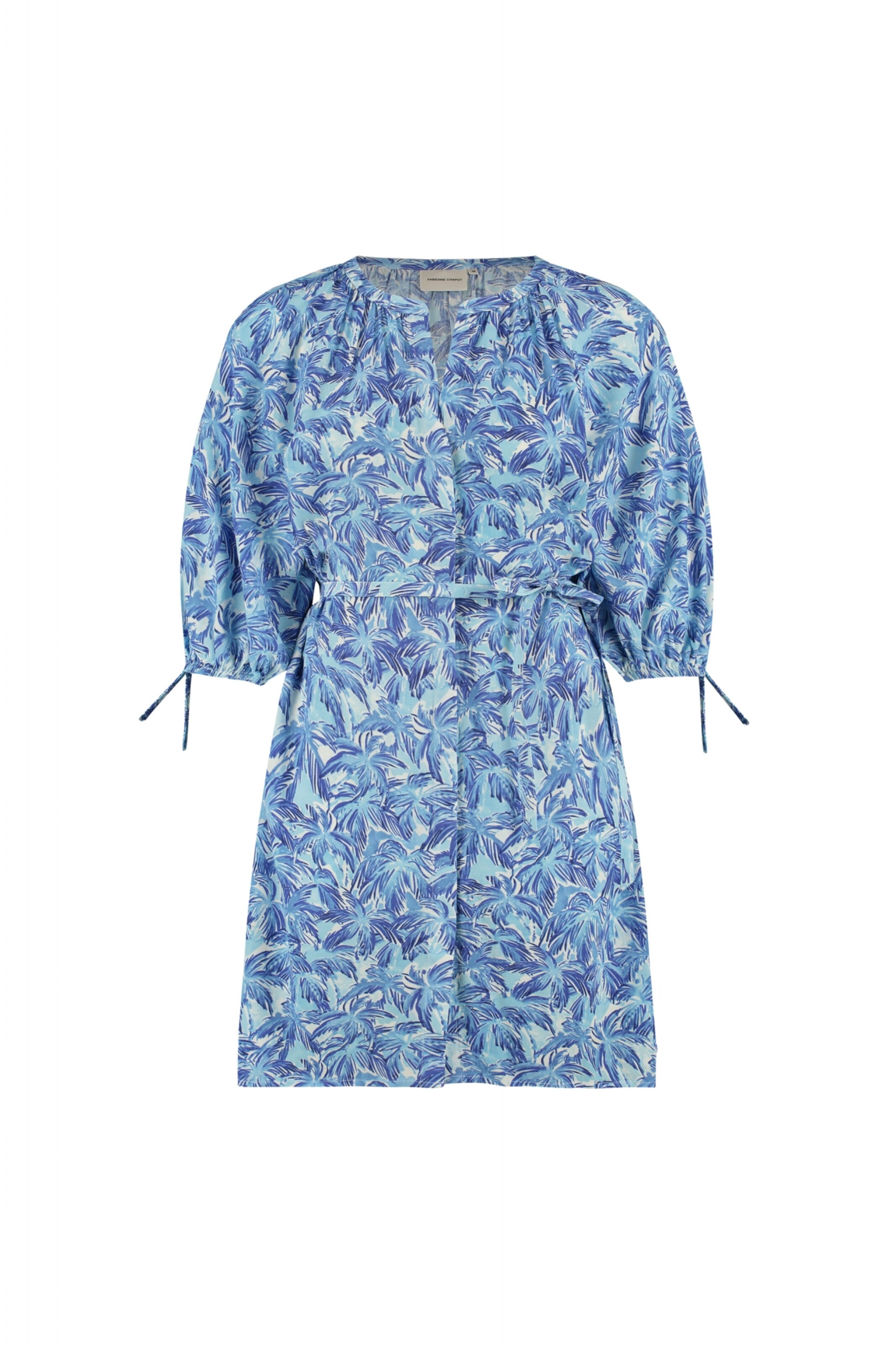 Fabienne Chapot Jurk 'Clipper' in Blauw: voorkant