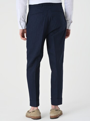 Antioch Slim fit Trousers with creases in Blue