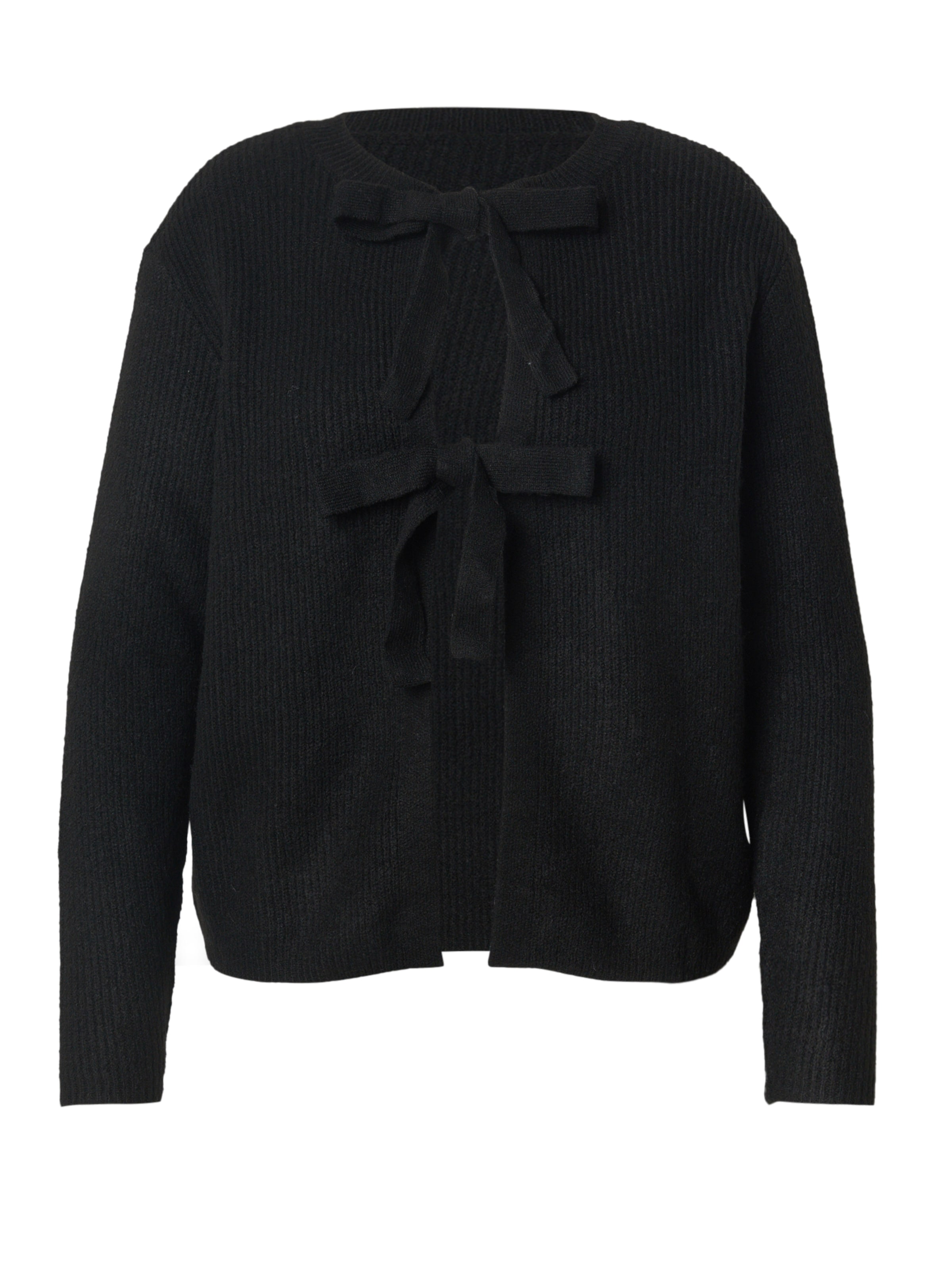 PIECES Curve - Cárdigan 'PCSILLY' en negro: frente