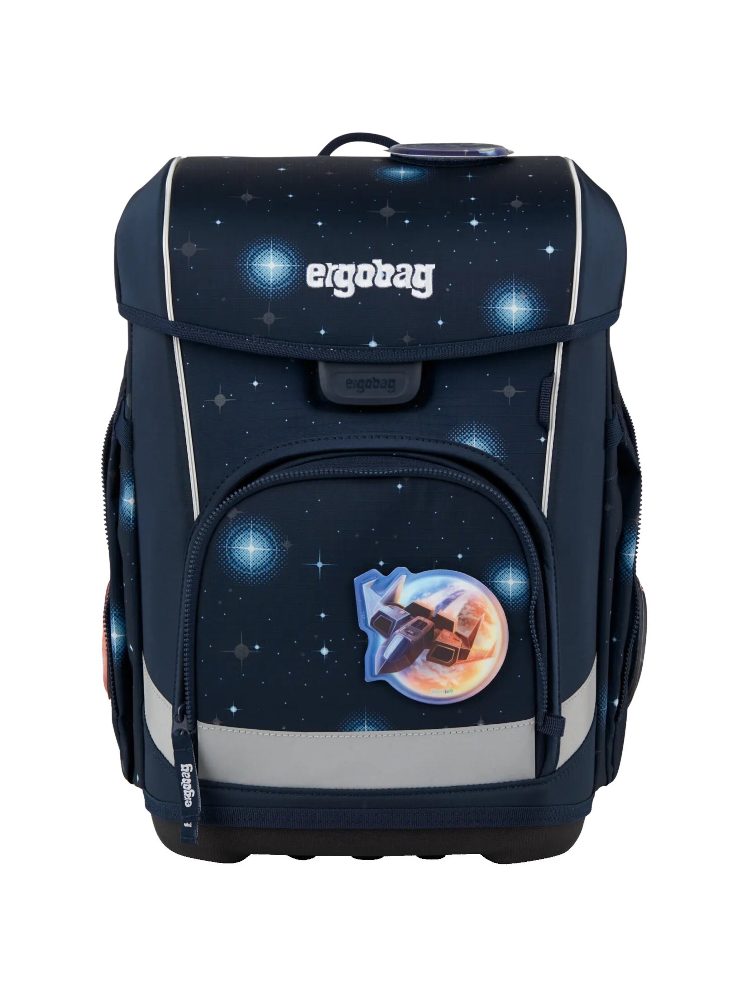 ergobag Backpack 'Schulranzen-Set cubo light Set' in Blue