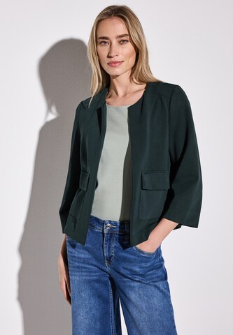 STREET ONE Knit Cardigan in Green