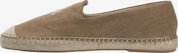 Scalpers Espadrillo 'Skull' värissä harmaa: etupuoli