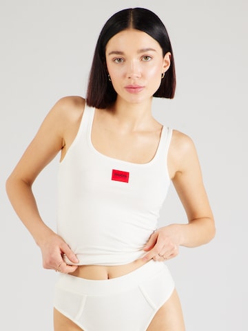 HUGO Red Spodnja majica | bela barva: sprednja stran