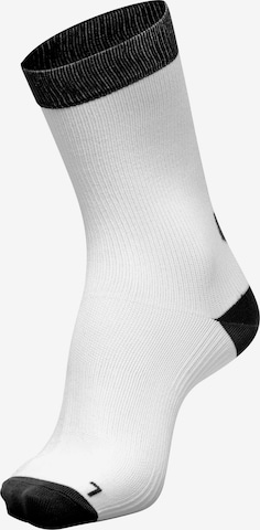 Chaussettes de sport Hummel en blanc : devant