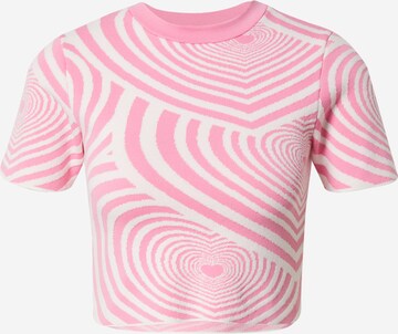 rožinė River Island Marškinėliai: priekis