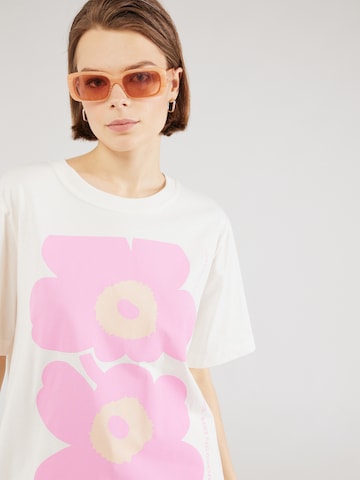 Marimekko Oversized tričko 'EMBLA UNIKKO' – bílá