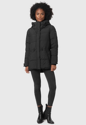 MARIKOO Weatherproof jacket 'Akumaa' in Black: front