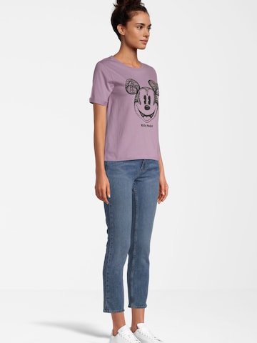 T-shirt Course en violet