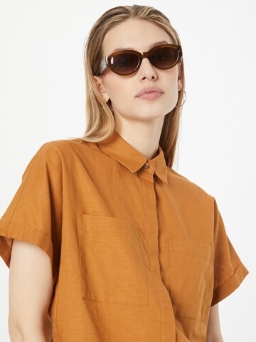 FRNCH PARIS - Blusa 'CLARY' em castanho