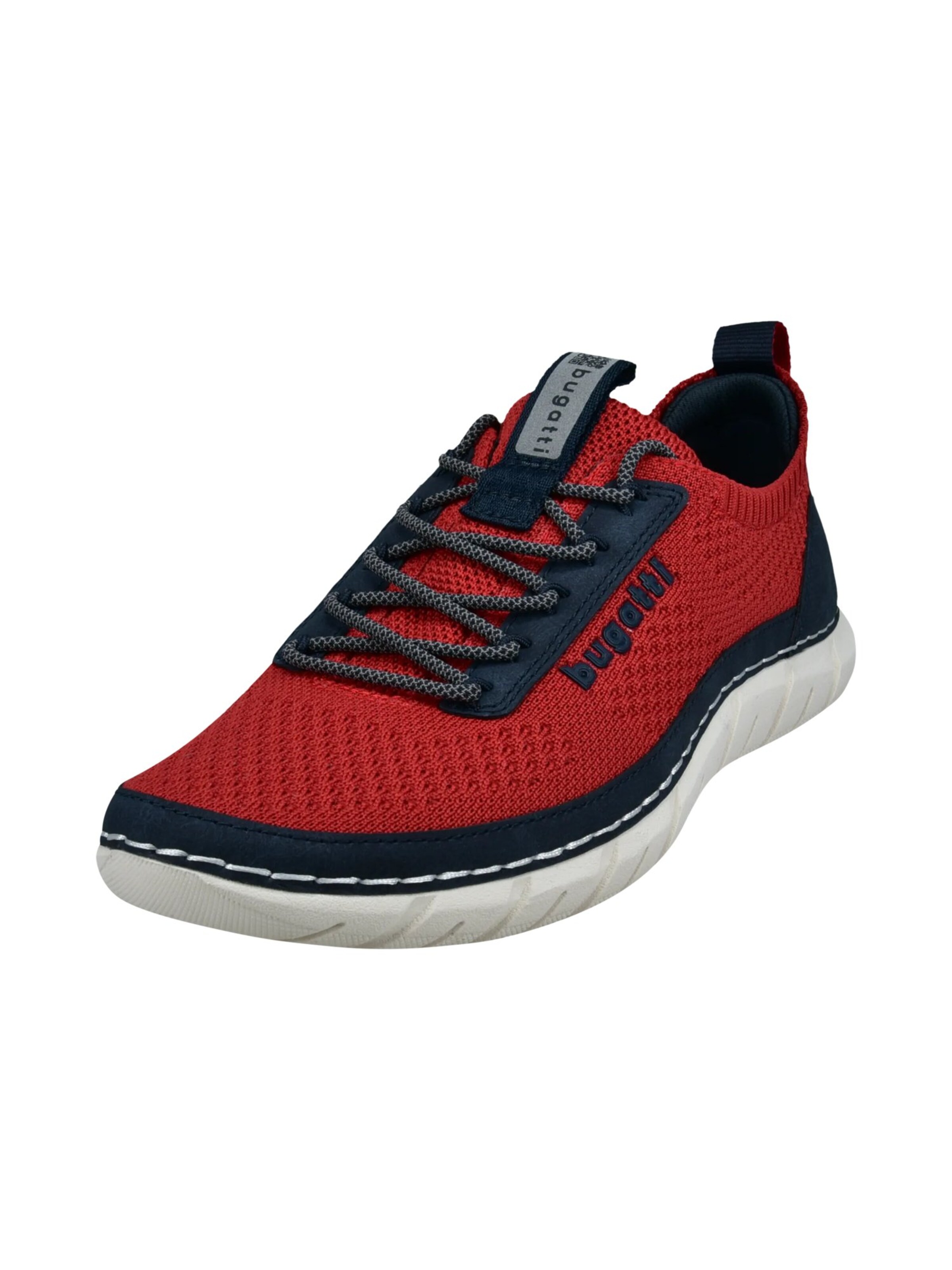 Baskets basses bugatti en rouge