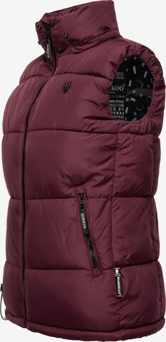 MARIKOO Bodywarmer 'Eisflöckchen' in Rood