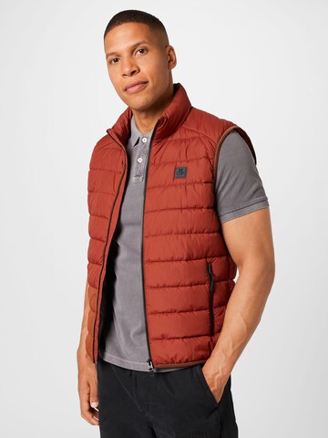 Marc O'Polo Vest in Brown: front