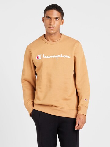 Champion Authentic Athletic Apparel Свитшот в Коричневый: спереди