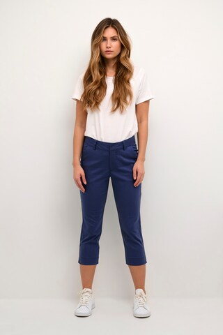 Kaffe Slimfit Broek 'Lea' in Blauw