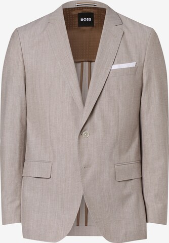 BOSS Slim Fit Sakko 'Hutson' in Beige: predná strana