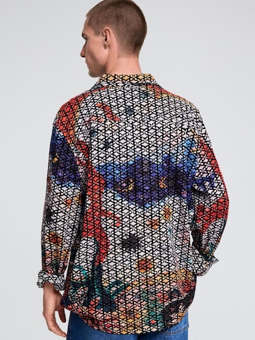 Desigual - Regular Fit Camisa em mistura de cores