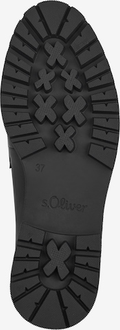 s.Oliver Slipper in Schwarz