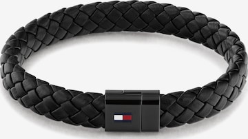 TOMMY HILFIGER - Pulseira em preto: frente