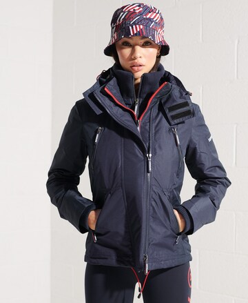 Superdry Performance Jacket in Blue: front