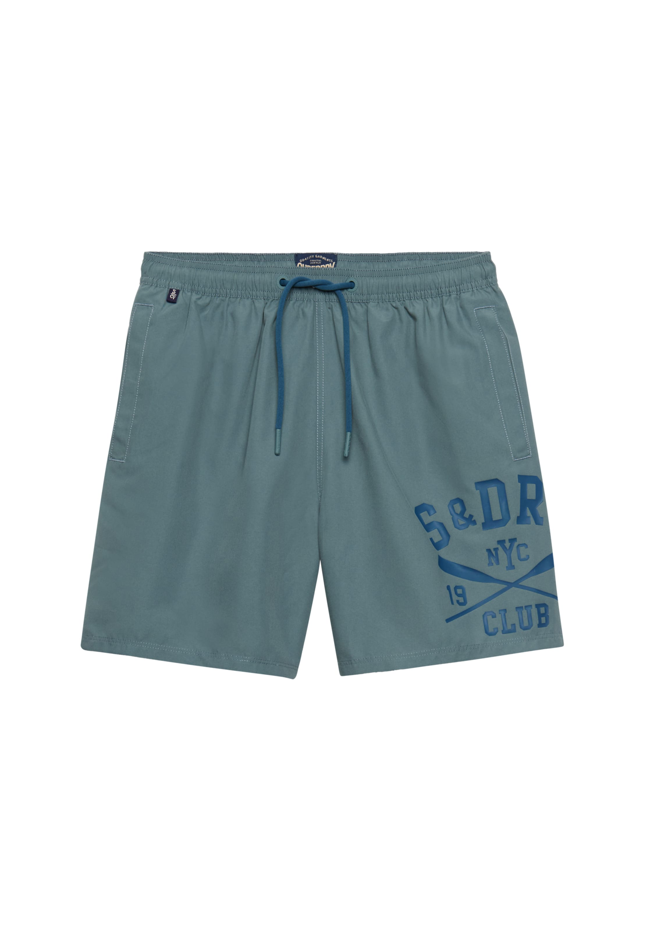 Shorts de bain Superdry & Co en vert : devant
