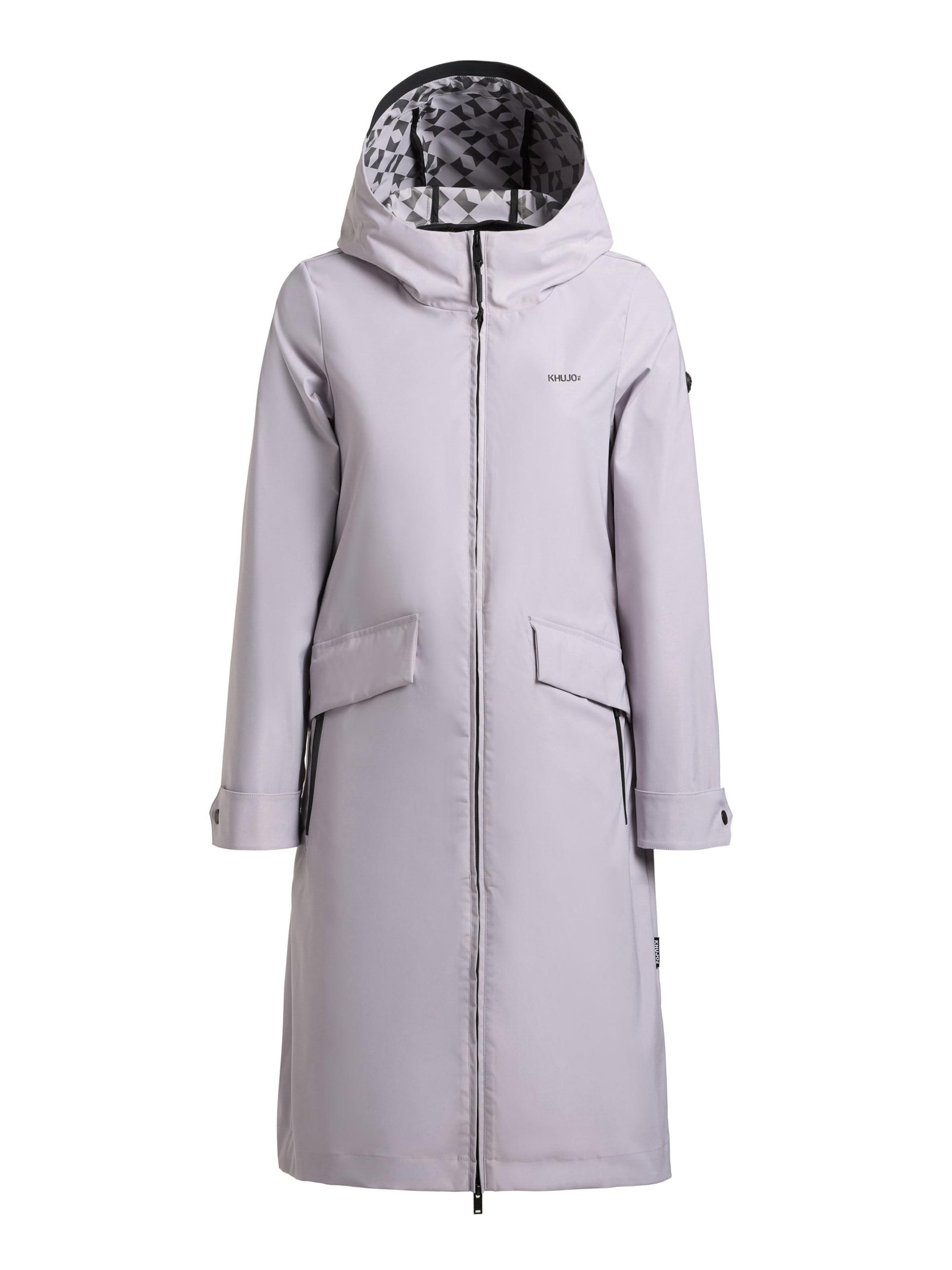 khujo Mantel 'Femke2' in Lila: Vorderseite
