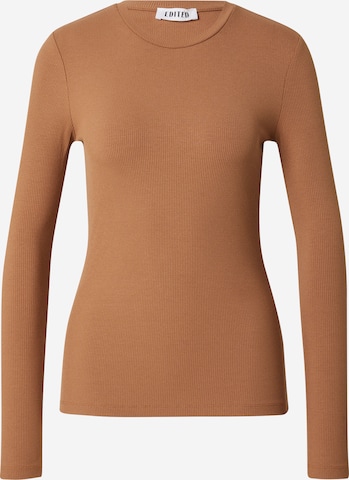 EDITED Shirt 'Inoa' in Brown: front