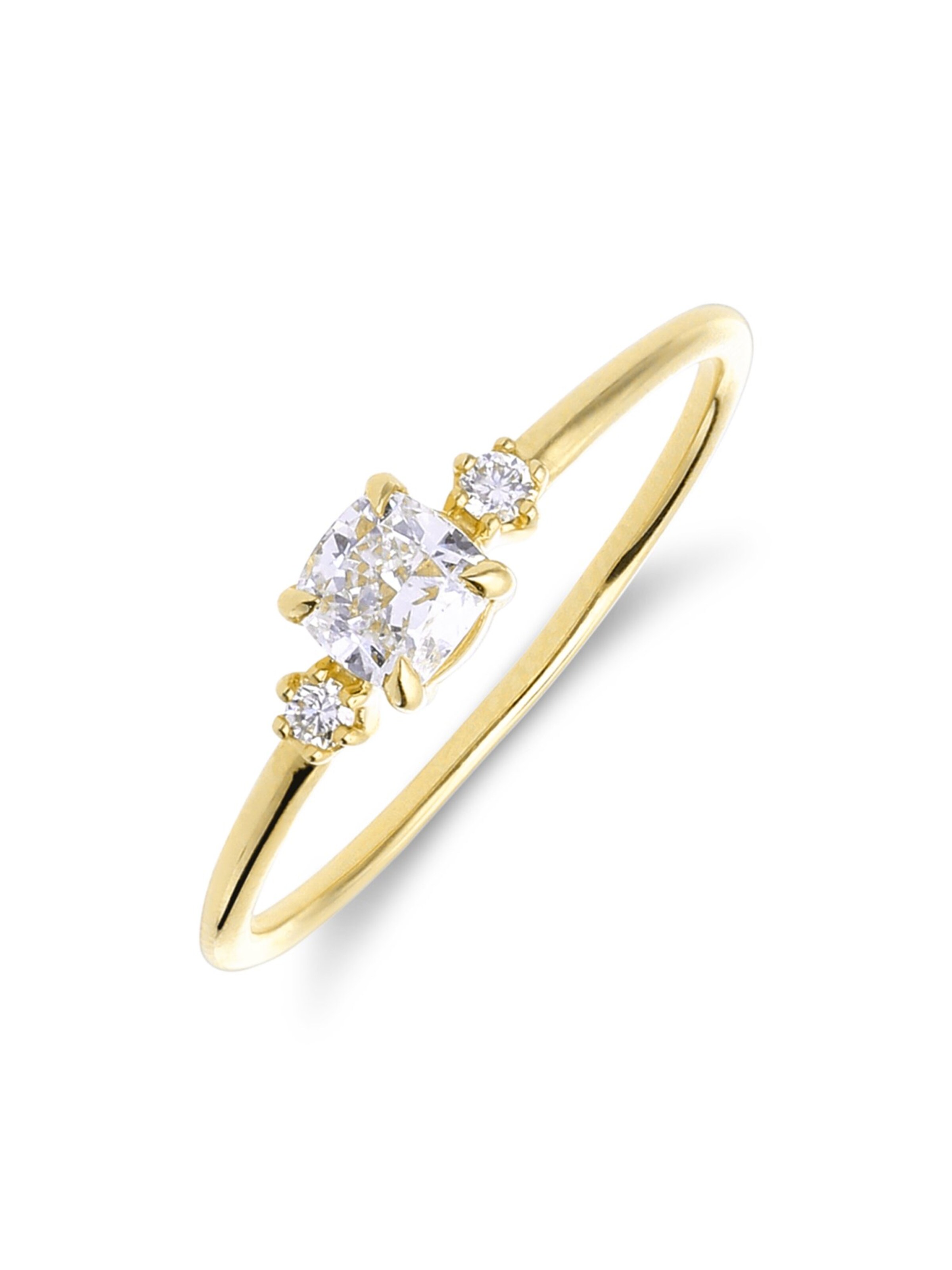 Lucardi Ring in Gold: front