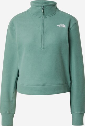 THE NORTH FACE - Jersey deportivo '100 Glacier' en verde: frente